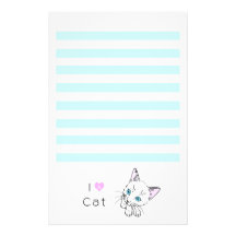 The letter paper of cats レター用品デザイン