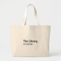 The Library...I Like This Canvas Bags