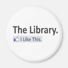 The Library...I Like This Refrigerator Magnet