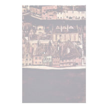 The Little City Ii (View From Bohemian Krumlov) Customized Stationery