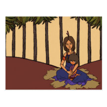 The Little Dreamer Animation 1  - Mother & Child Post Cards