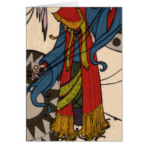 The Little Dreamer - Gypsy Fortune Teller Card