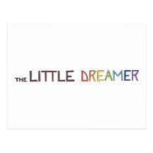 The Little Dreamer Rainbow Line Logo Post Cards