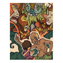 The Little Dreamer - Storyteller and the Child Postcards