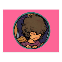 The Little Dreamer - Zayoni Medallion Front Post Cards