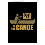 THE LITTLE MAN IN THE CANOE GREETING CARD