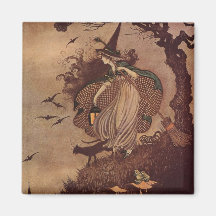The Little Witch Fridge Magnet