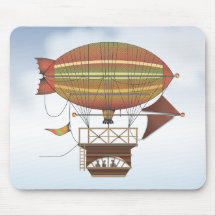 The Locke Hackney Airship Flying Machine Mousepads