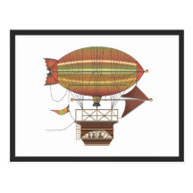 The Locke Hackney Airship Flying Machine Post Cards
