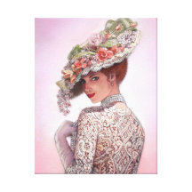 "The Look of Love" Wrapped Canvas Print