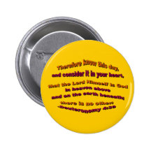 The Lord Is God Button