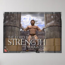 The Lord is My Strength Posters