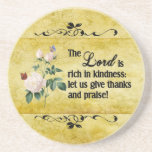 The Lord Is Rich In Kindness Custom Coaster II