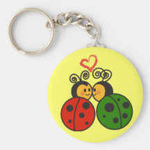 The love bugs key chain