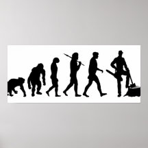 The Lumberjack tree feller loggers bunyan work Print