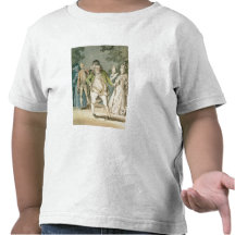The Macaroni, 1774 (w/c on paper) T Shirt