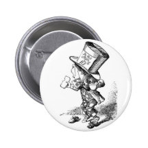 The Mad Hatter Button