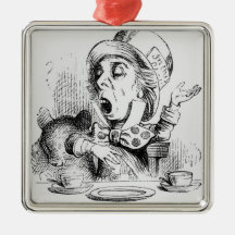 The Mad Hatter Christmas Ornaments