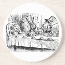 The Mad Hatter's Tea Party Beverage Coaster