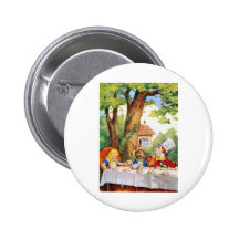 THE MAD HATTER'S TEA PARTY BUTTON