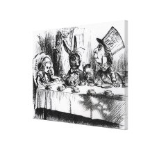 The Mad Hatter's Tea Party Gallery Wrapped Canvas