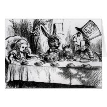The Mad Hatter's Tea Party Greeting Cards