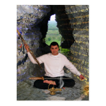 The Magician Tarot Card Art Postcard