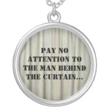 The Man Behind The Curtain Personalised Necklace