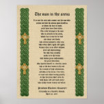 "The man in the arena" Theodore Roosevelt Print