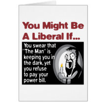 “The Man” keeps you in the dark Greeting Cards