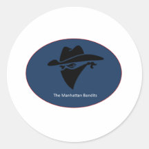 The Manhattan Bandit Logo Sticker