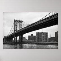The Manhattan Bridge in New York City Posters