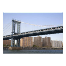 The Manhattan Bridge spanning the East River Photo Print