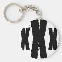 the mark of straight edge key chains