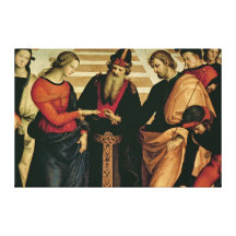 The Marriage of the Virgin, 1504 Canvas Prints