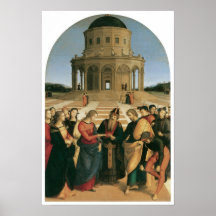 The Marriage of the Virgin, 1504 Poster