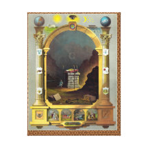 The Masonic Chart Gallery Wrapped Canvas