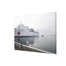 The Military Sealift Command hospital ship Gallery Wrapped Canvas