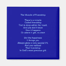 The Miracle of Friendship magnet