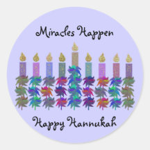 The Miracle of Hannukah Stickers
