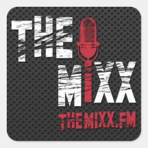 The MIXX Branded Square Stickers