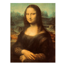 The Mona Lisa by Leonardo da Vinci Post Cards