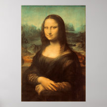 The Mona Lisa by Leonardo da Vinci Posters