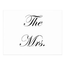 The Mrs Post Card
