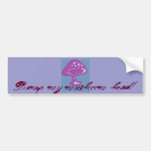 The Mushroom bump sticker Bumper Sticker