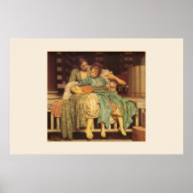 The Music Lesson Pre-Raphaelite Art Print