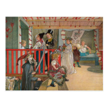 "The Name Day" by Carl Larsson Art Print Post Cards