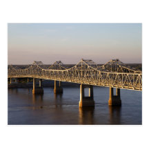 The Natchez-Vidalia Bridges spanning the Post Cards