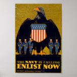 The Navy is Calling - Enlist Now Posters