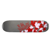 The New Pornographers Oh Canada! skateboards
